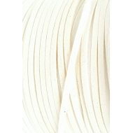 Suede Imitatie 3mm Wit